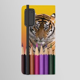 Tiger - Color Pencils Android Wallet Case