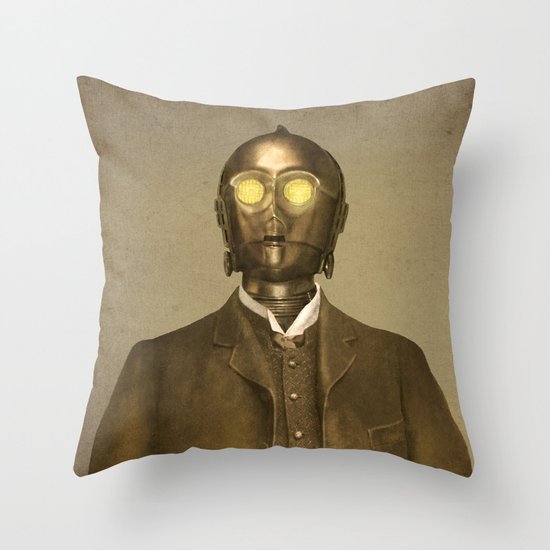 Baron Von Three PO - square format Throw Pillow