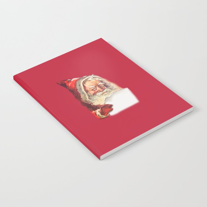 SANTA CLAUS READING A LETTER Notebook