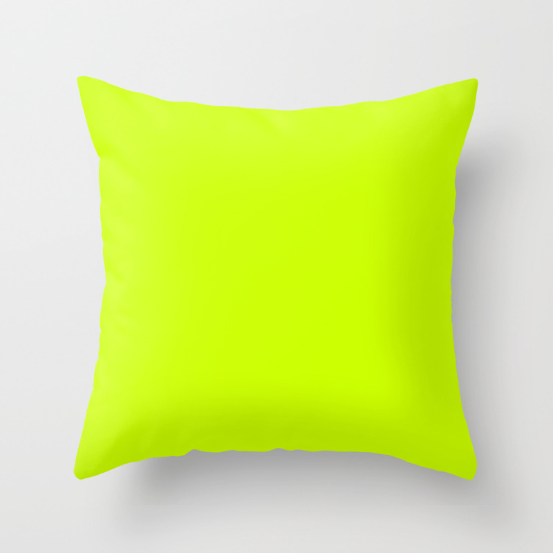 Bright Green Lime Neon Color Throw Pillow By Palitraart Society6