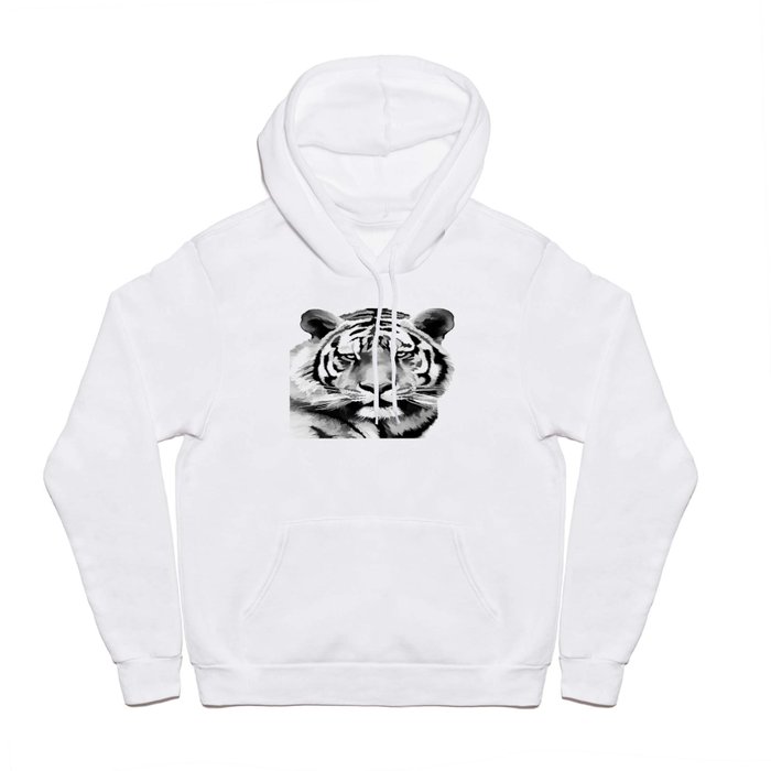 Tiger Black and white Hoody