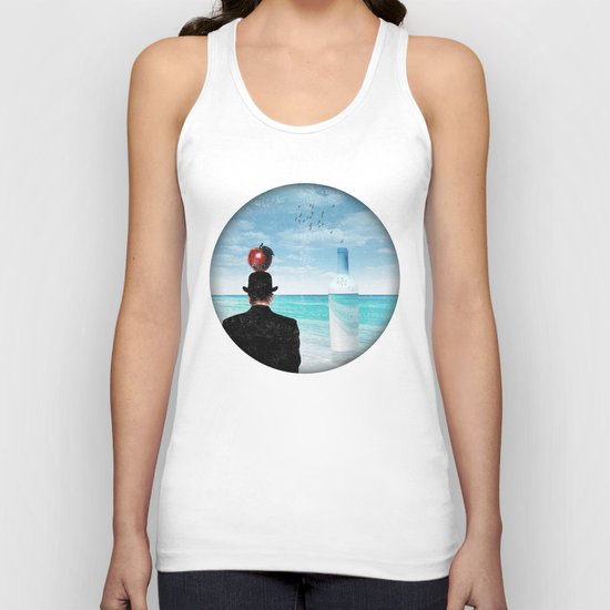 René at the beach Unisex Tank Top