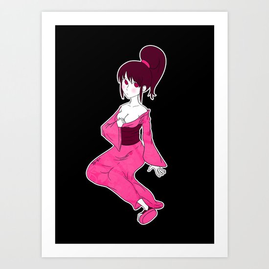 The Black Light District Art Print