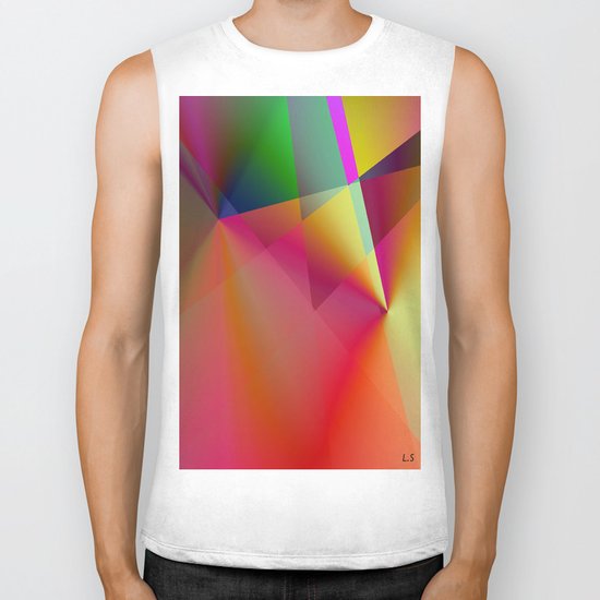 " The color creates the emotion and lets spring the spark of the creation. " Biker Tank