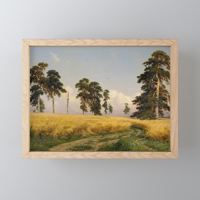 Rye Ivan Shishkin Framed Mini Art Print