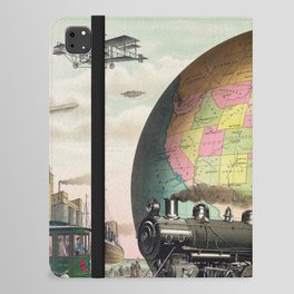 Twentieth Century Transportation, Vintage 1910 iPad Folio Case