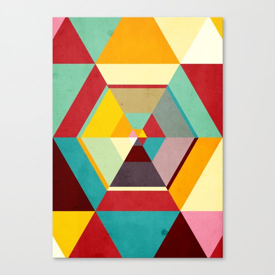 Color Mess Canvas Print