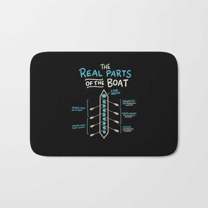 The Real Parts Of The Boat Bath Mat