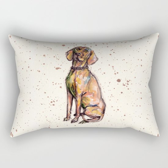 Hungarian Vizsla Dog Rectangular Pillow