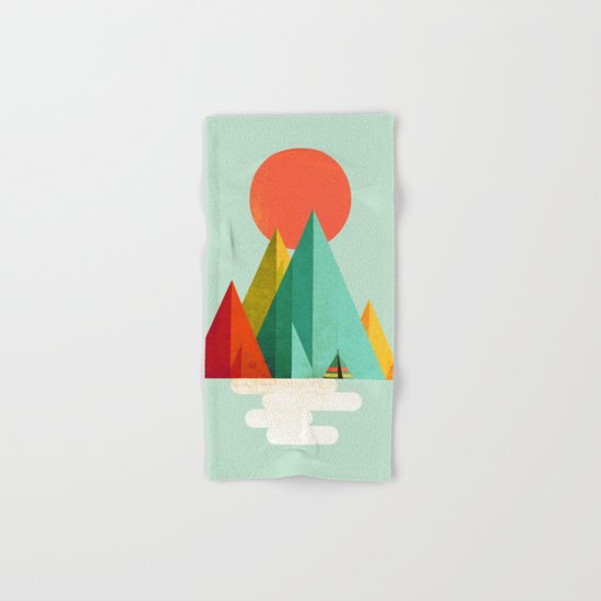 Little Geometric Tipi Hand & Bath Towel