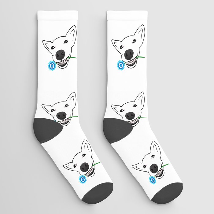 Smiling Doggo Socks