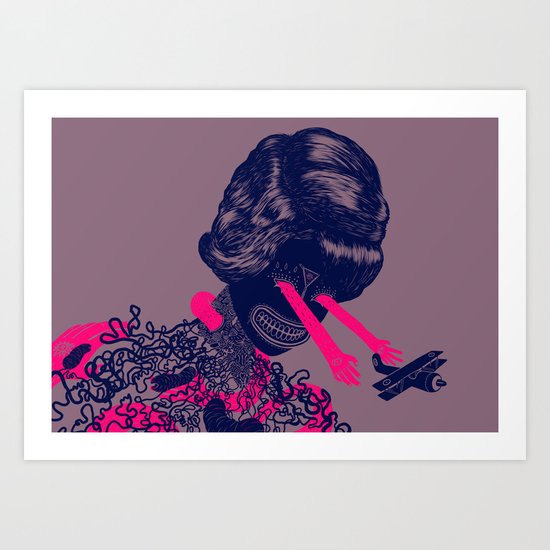 look into my beautiful eyes Art Print