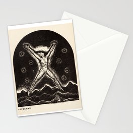 "Superman" by Rockwell Kent (1919) Stationery Card