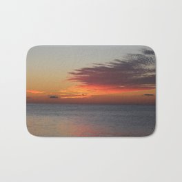 Sun and Sea Bath Mat | Hdr, Terrestrial, Horizon, Floridakeys, Photo, Beautiful, Tapestry, Sky, Sunset, Pretty 