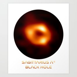 Black hole Sagittarius A* first image  Art Print