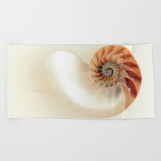 Shell of life Beach Towel