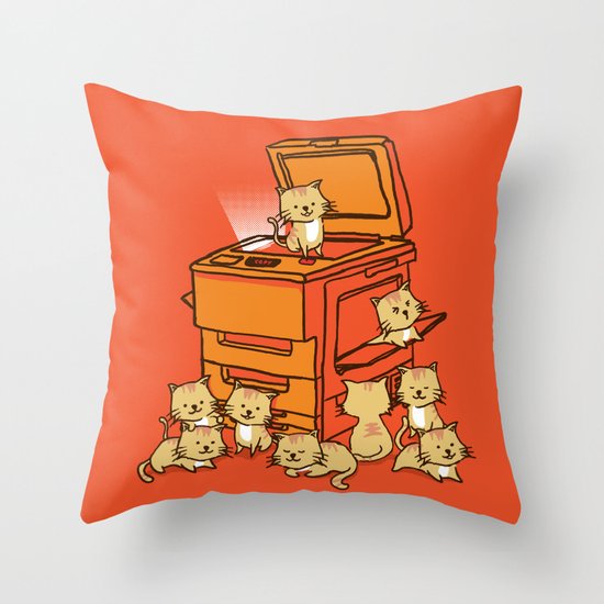 The Original Copycat Throw Pillow