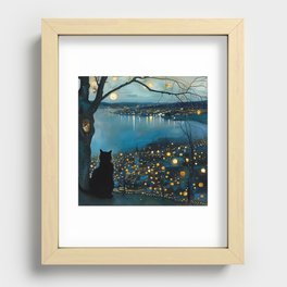 The Watcher Recessed Framed Print