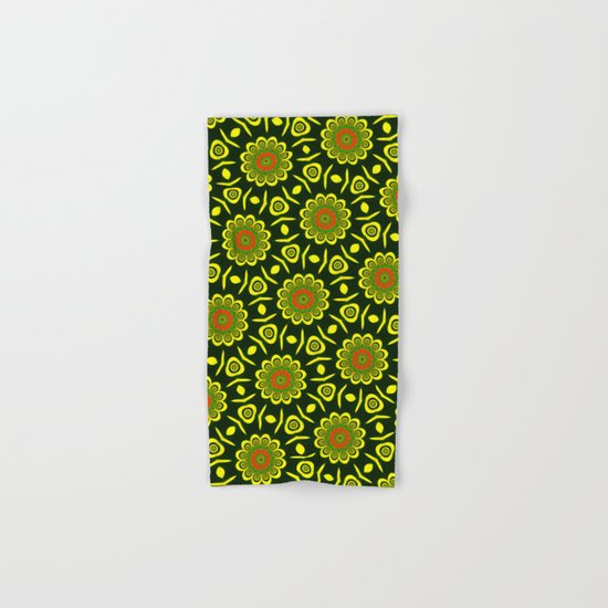 Cute ethnic floral pattern Hand & Bath Towel