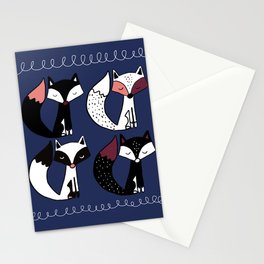 foxy foxes Stationery Card
