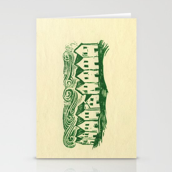 Sad Row Stationery Cards