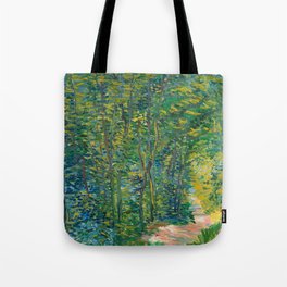 Path in the Woods, 1887 by Vincent van Gogh Tote Bag