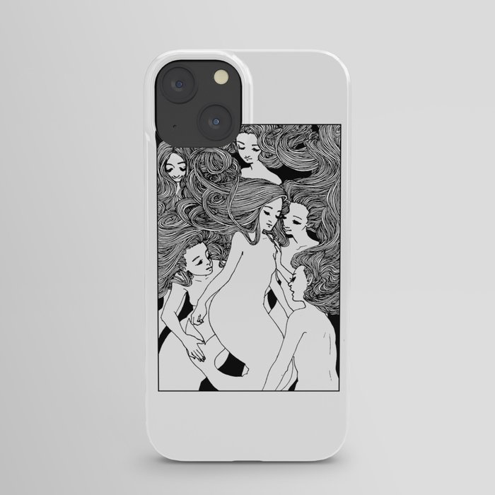 Mermaid Sisters iPhone Case