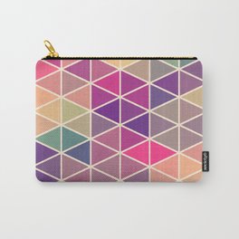 COLOURFUL ABSTRACT TRIANGLE PATTERN Carry-All Pouch