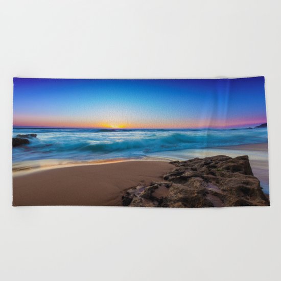A Day At The Beach Beach Towel