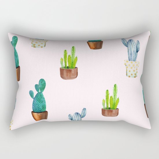 Cactus Formation #society6 #decor #buyart Rectangular Pillow