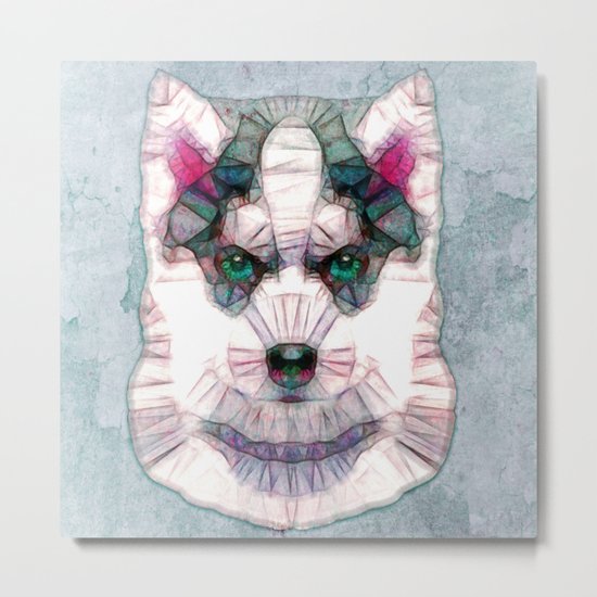 abstract husky puppy Metal Print