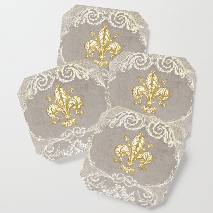 Fleur De Lis Coaster