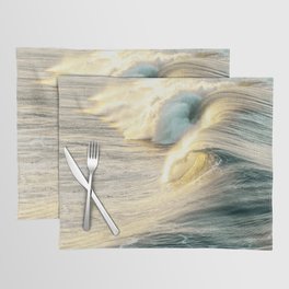 Shimmering Ocean Waves Placemat