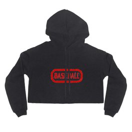 Baseball Red Ink Rubber Stamp  Hoody