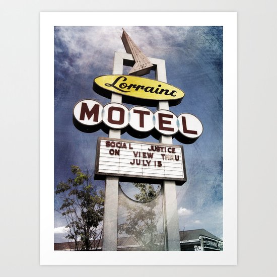 Motel Lorraine Art Print