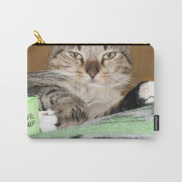 Catnip Party Carry-All Pouch | Bengal, Catseyes, Digital, Photo, Pet, Green, Catcatnip, Blanket, Funny, Kitten 