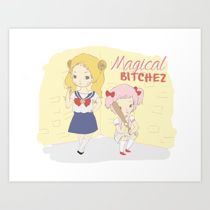Magical BitcheZ Art Print