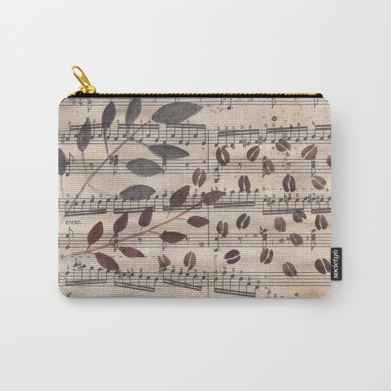 Old paper. Notes. Carry-All Pouch