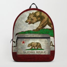 California Republic state flag Backpack