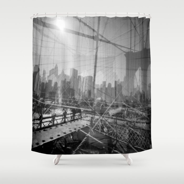 Brooklyn Bridge 3x Shower Curtain By Evanmorriscohen Society6