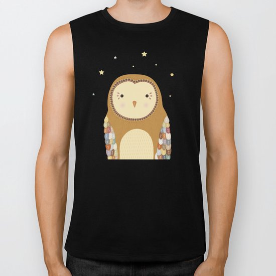 Autumn the Owl Biker Tank