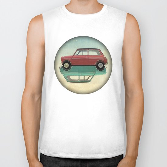 mini ying and yang Biker Tank