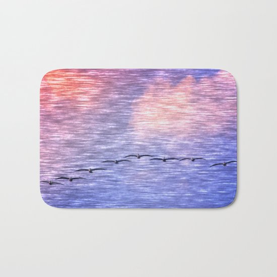 Flight Formation Bath Mat