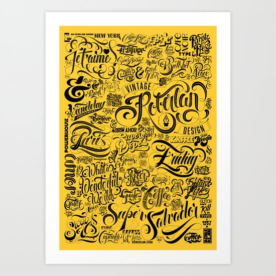 Typoster Art Print