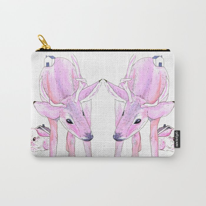 Deers and Bunnys Carry-All Pouch