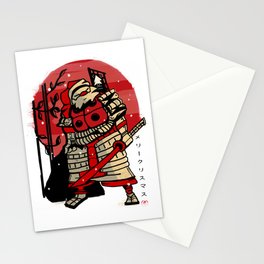 Samurai Santa Stationery Cards
