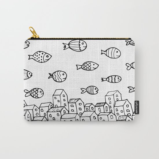 Underwater village Carry-All Pouch