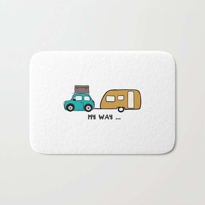 My way - travel with me Bath Mat