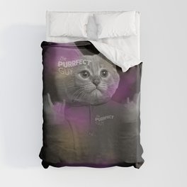 Purrfect Guy Duvet Cover