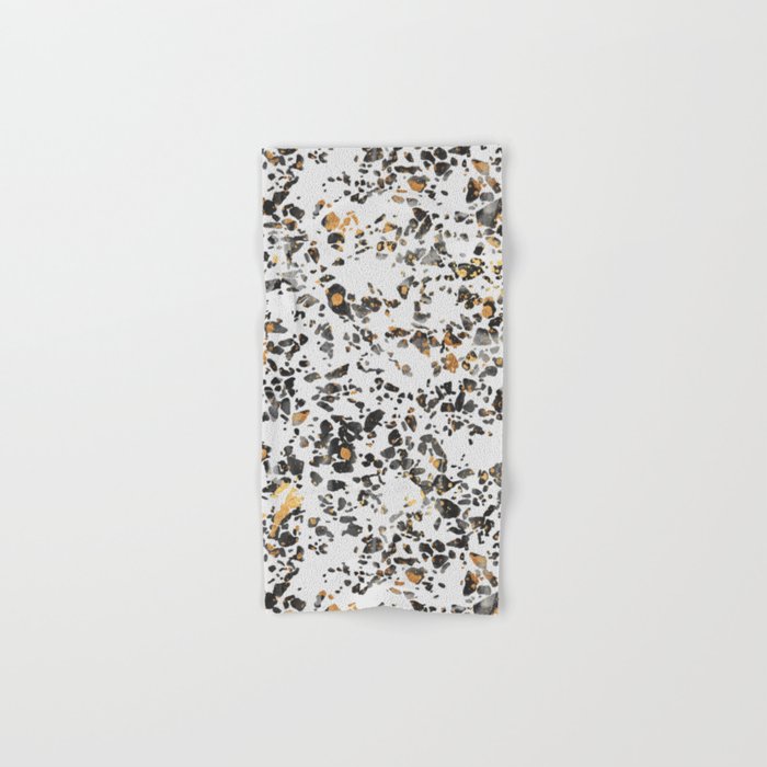 Gold Speckled Terrazzo Hand & Bath Towel